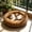 Khaki, variant on Calming Donut Pet Bed for Small Dogs Cats, Soft Cuddler Cushion, Washable Cozy Round Mat, 40x40cm
