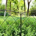 thumbnail image 4 of Thealyn Decorative Garden Fence 24 in (H) x 10 ft (L) Rustproof Metal Fence Border,Fence for Dogs,No Dig Fence,Fencing for Yard Patio Animal Barrier Flower Bed, 4 of 9