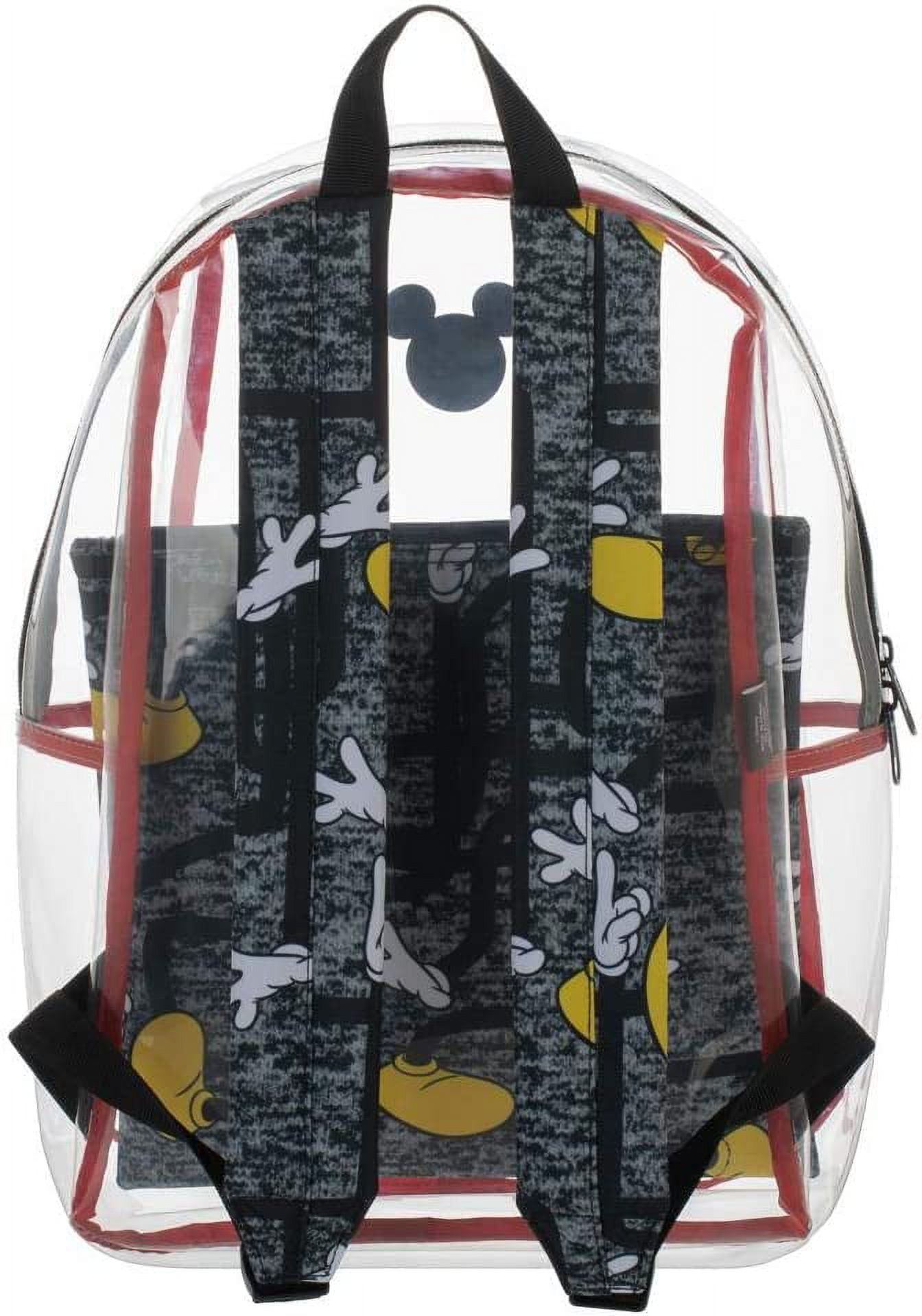 Mickey mouse clear backpack cheap