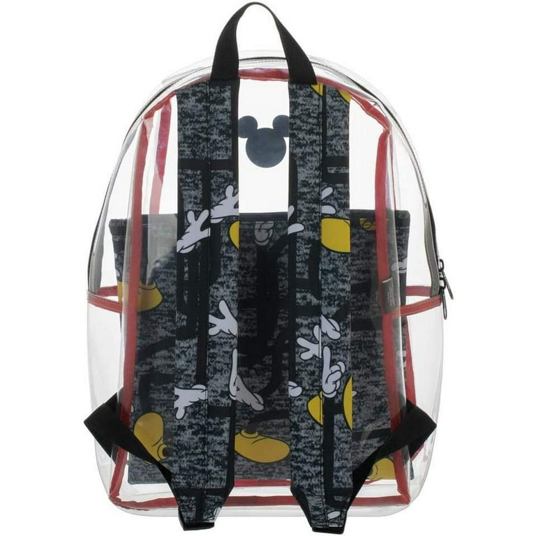 Disney Mickey Mouse Clear Backpack