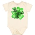 thumbnail image 3 of Inktastic Painted Clover Patch- Shamrocks for St. Patricks Day Boys or Girls Baby Bodysuit, 3 of 5
