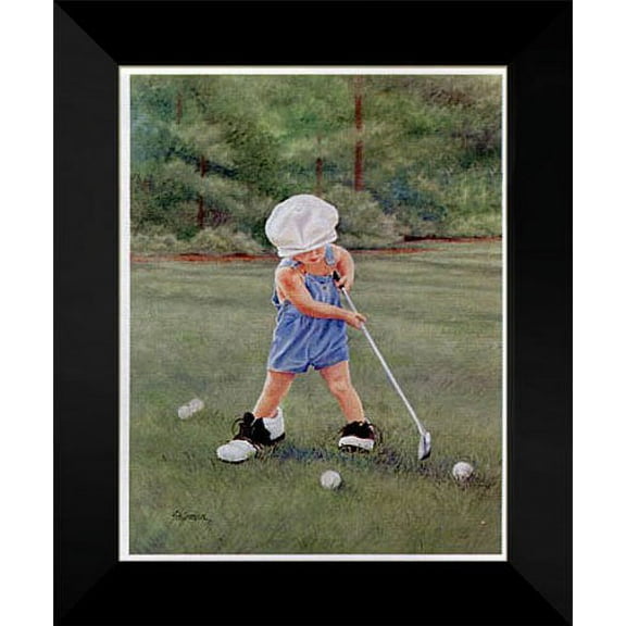 Barbara Shipman FRAMED Art Print 15x18 "Daddy's Caddie"