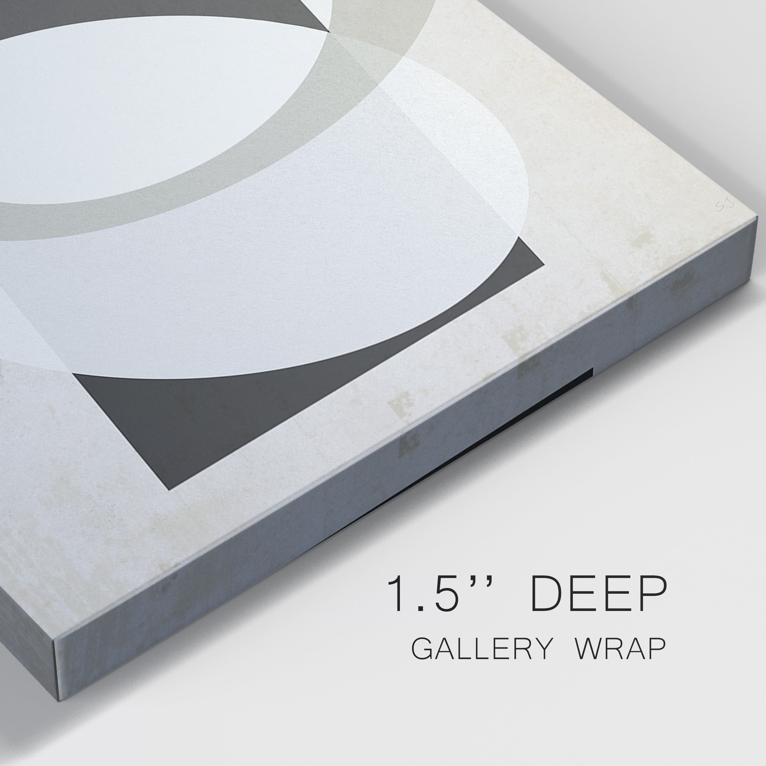 Moderniste Neutre III - Premium Gallery Wrapped Canvas - Ready to Hang Set of 2 - 10 x 10 Each