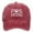 Wine - One Size, variant on Dog Mom Embroidered Washed Baseball Cap Outdoor Adjustable Sun Hat For Women Leisure Wine - One Size