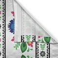 thumbnail image 3 of Ambesonne Polish Kitchen Curtains, Folk Pattern with Flowers, 55"x39", Multicolor, 3 of 3