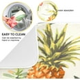 thumbnail image 4 of Tropical Pineapples Flowers Dish Drying Mat 18x24 inch, Retro Palm Leaves Fast Drying Mats for kitchen counter Large Drying Pad, 4 of 6