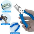 thumbnail image 3 of Perforadora de papel MECHEER de un orificio, azul, de mano, con agarre, 3 of 7