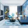 thumbnail image 2 of Figura De Caballo, Colección De Estatuas Modernas, Estatuas De Ciervos Sentados Y De Pie, Adornos Para Decoración Del Hogar, Dormitorio, Centro De Mesa, Sala De Estar, Escritorio Y Oficina., 2 of 8