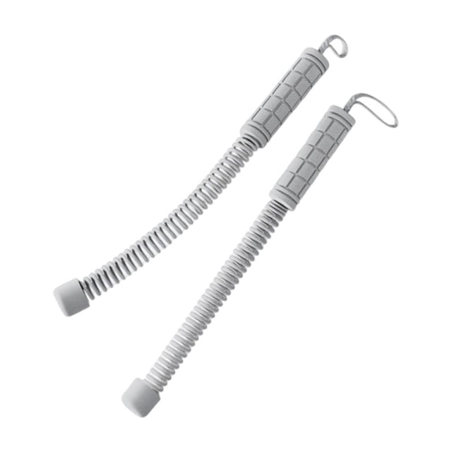 2 cuerdas de batalla sin cuerda para entrenamiento de ejercicio, ideales para oficina, hogar, gimnasio y deportes. Blanco