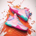 thumbnail image 2 of Chaussures de Basketball pour Enfants Chaussures de Course à la Mode Espadrilles Respirantes Fr2255, 2 of 5