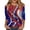 White, variant on Women's 250th Anniversary USA Shirt Patriotic American Flag Print Crew Neck 3/4 Sleeve T-Shirt