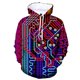 thumbnail image 4 of Sudadera con capucha con estampado 3D de circuitos para hombres y mujeres, sudaderas con cuello redondo geométricas, jersey de manga larga para otoño, abrigo de calle, 4 of 5