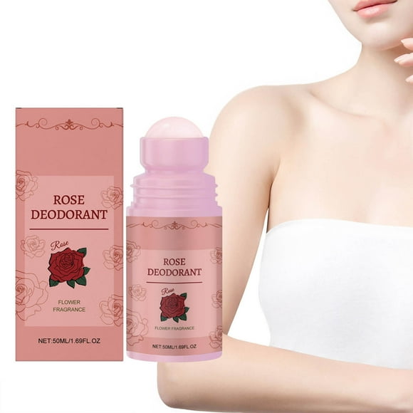 Latrodar Body Deodorizing Rolling Ball Rose Fresh And Long-lasting Reducing Odor Mild And Non Irritating Convenient 50ml Mother's Day Best Friend Gifts for Women