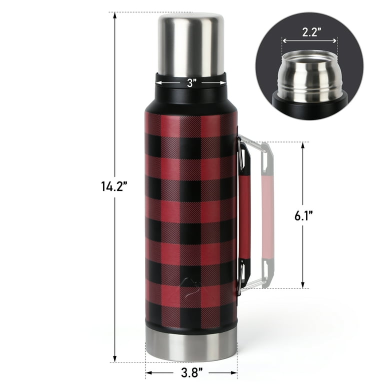 Ozark Trail 1.5 qt Water Bottle, Buffalo Plaid - Walmart.com Ozark Trail 1.5 qt Water Bottle, Buffalo Plaid - Walmart.com