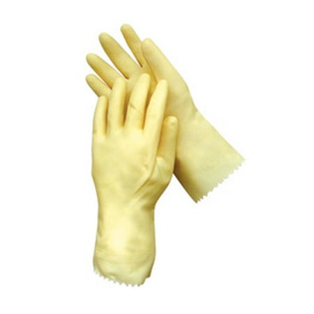 

Radnor Large Natural And Yellow 18 mil Latex Chemical Resistant Gloves 12 Pair / Dozen (8 Dozen)