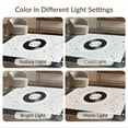 thumbnail image 7 of ODIKA 6'x9' Washable Area Rug Non-Slip, Easy Care, Disc Vinyl Record Vintage Cd Music Bold Center Note Border Shaped for Family Room, Living Room, Master Bedroom, 7 of 7