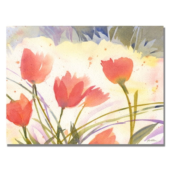 Trademark Art 'Spring Song' Canvas Art by Shelia Golden