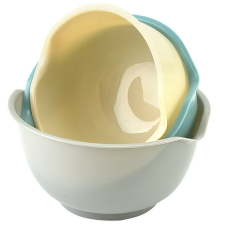 HOOWIFFY Multi Purpose Mixing Bowl Assorted Color 3Pcs