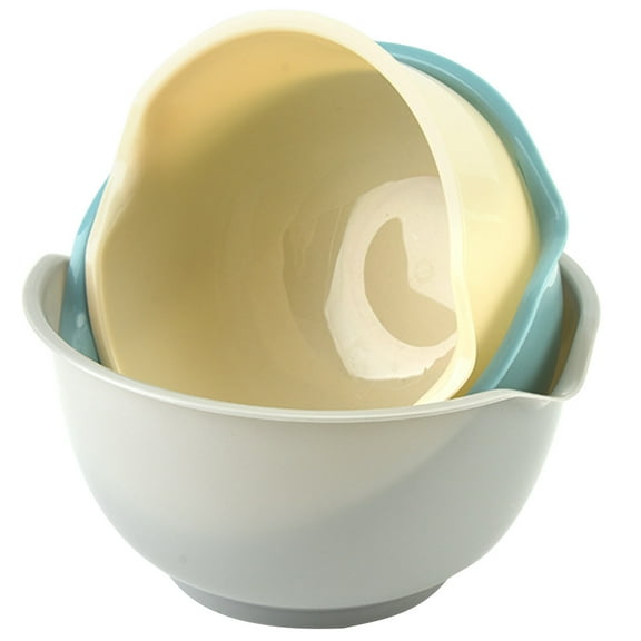 HOOWIFFY Multi Purpose Mixing Bowl Assorted Color 3Pcs