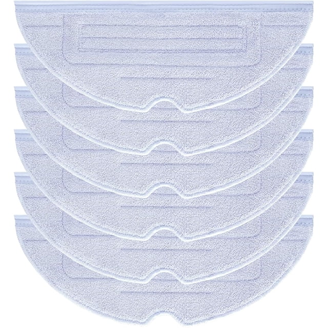 AnDongo 6 Cloth Mop Pads for Roborock S7/S7+/S7 Maxv/S7 Maxv Plus/S7 Maxv Ultra/S7 Pro Ultra/S8/S8+ Robot Vacuum Cleaner Microfiber Vibrarise Replacement Pad Accessory