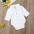 thumbnail image 3 of Kiapeise Newborn Toddler Baby Boy Polo Short Seeve Romper Jumpsuit Bodysuit Playsuit Sunsuit Clothes One-Piece, 3 of 5