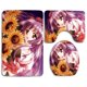 thumbnail image 1 of ABPHQTO Flores De Chicas Anime Juego de alfombras de baño de 3 piezas Alfombra de baño Alfombra de contorno y tapa de inodoro, 1 of 2