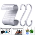 thumbnail image 2 of 12 Pieces S Hooks Household Simple Kitchen Storage Shelf Room Organizer Holder Convenient Sundries Hangers for Home Using No.2, 2 of 7