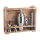 thumbnail image 1 of Juego de coctelera,Kits de barman con soporte Juego de herramientas de barra Utensilios de bar,Juego de coctelera para bebidas mixtas profesional,Juego de herramientas de barra de acero, 1 of 8