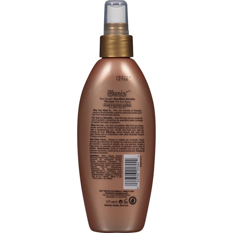 Ogx keratin flat iron spray discount