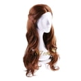 thumbnail image 3 of Disney-Peluca de princesa bella para niñas, accesorios de Cosplay de Halloween, Jasmine, pelo blanco nieve, Tiara para Fiesta infantil, 2-12 años, 3 of 4