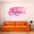 thumbnail image 3 of Sign Wall Decals for Girls Bedroom - Pink Colour Background Relax DIY & Creativity Boy Girl Bedroom Wall Sticker - Size: 20 In x 12 In, 3 of 5