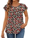 Red White Floral