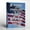 Canvas, variant on Be Strong and Courageous, Biblical Military Gift, American Flag Picture Frame, 5023CH