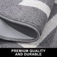 thumbnail image 3 of XICEN Tapis de Porte Intérieur, 20x32, Tapis d'Entrée Antidérapant Absorbant Résistant à la Saleté, Lavable à la Machine, Profil Bas, Tapis d'Entrée Intérieur pour Vestibule, Gris, 3 of 6