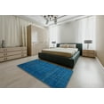 thumbnail image 4 of Ahgly Company Indoor Rectangle Abstract Blue Abstract Area Rugs, 2' x 4', 4 of 6