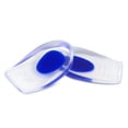 thumbnail image 1 of Copas De Talón De Gel De Silicona, Plantillas De Talón Amortiguación En Forma De U Absorción Aliviar Molestias GEL Zapatos Correctivos Suaves Cojines Almohadillas Para Tendinitis Azul L, 1 of 5