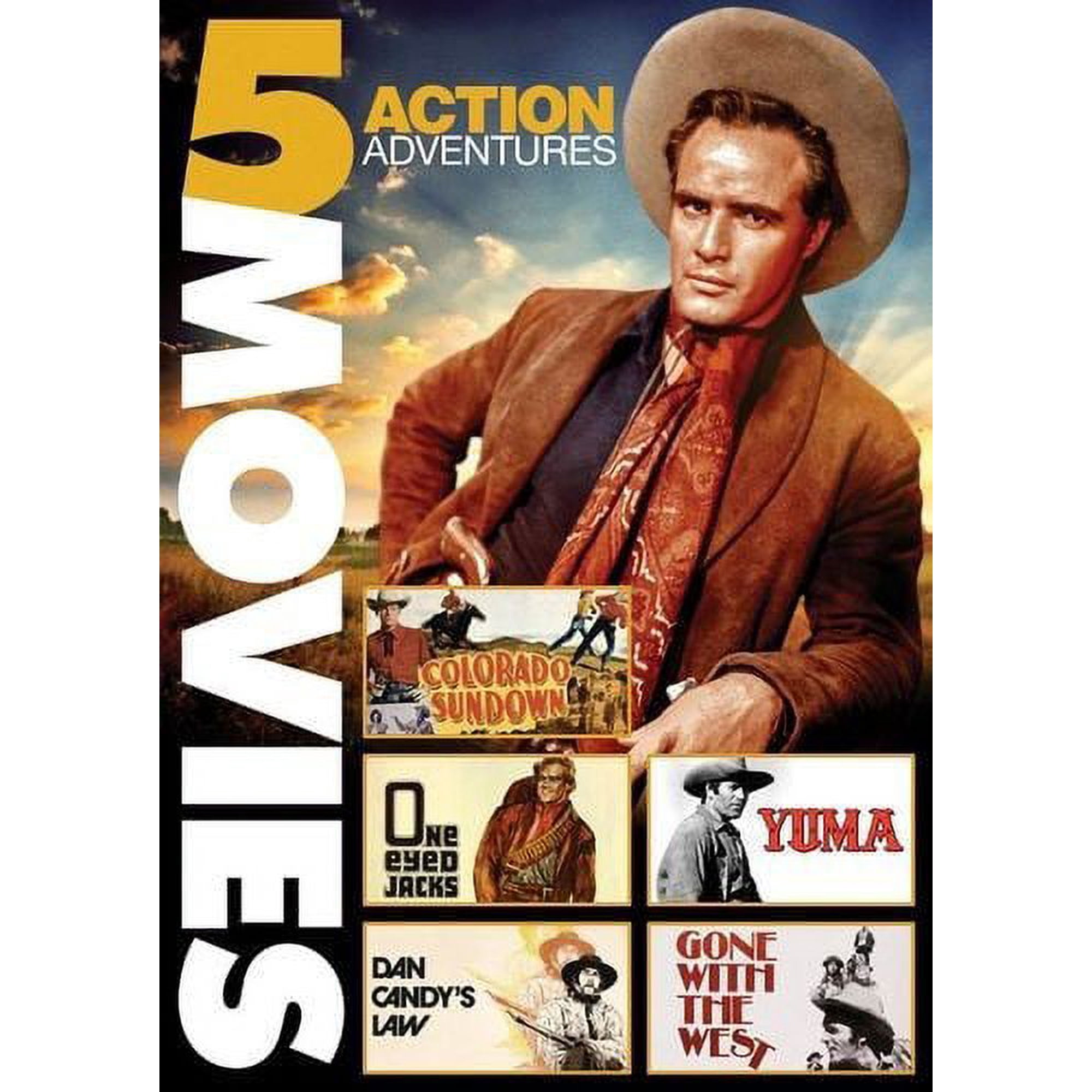 Action Adventures: 5 Movie Collection (DVD), Mill Creek, Western