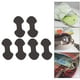 thumbnail image 4 of 6 almohadillas de conexión en forma de D para correas de bolsos y carteras de punto y ganchillo, adecuadas 6 piezas marrón, 4 of 8