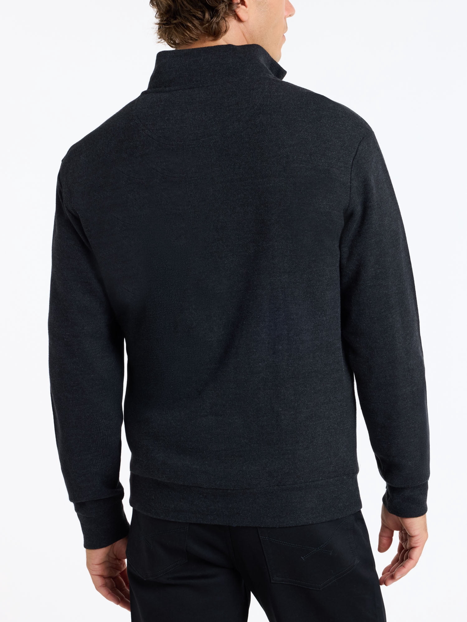 U.S. Polo Assn. Men's Quarter Zip Flatback