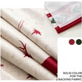 thumbnail image 6 of Fennco Styles Christmas Tree & Deer Holiday Tablecloth 56" X 56" – Burgundy Festive Dining Table Cover for Christmas Parties & Winter Gatherings, 6 of 7