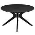 thumbnail image 6 of Modway Crossroads Round Wood Coffee Table Ash Wood Veneer in Black, 6 of 8