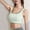 Green, variant on Nrmvnmi Summer Saving 2024 Womens Seamless Strappy Longline Sports Bra - Medium Support Scoop Neck Criss Cross Padded Yoga Workout Bra Womens Gifts