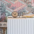 thumbnail image 4 of LABELEPH 1Set Aesthetic Clock Multi Color Wooden Metal Rectangular Design Mute Operation for Home Decor, 4 of 8