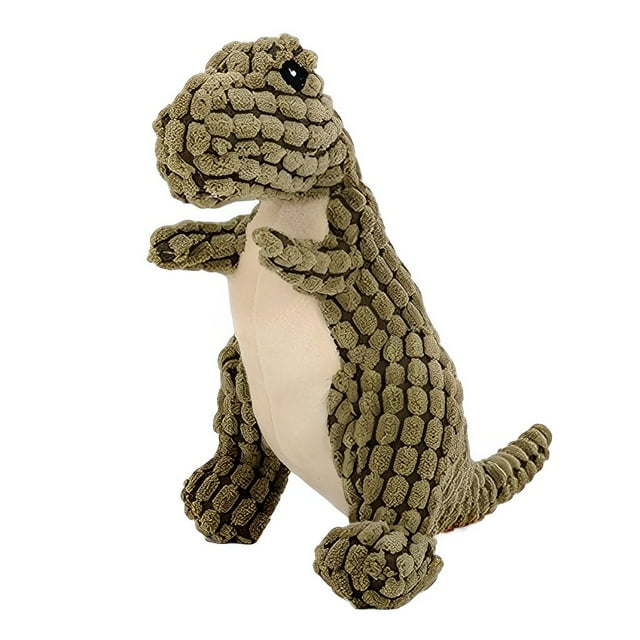 Methold Dinosaurio Juguete artificial Molar Realista Ligero Encantador Juguete Masticar Limpieza Hueso Corgi Teddy Ejercicio Suministro Suministros para perros Verde oscuro Methold PT004882-02B