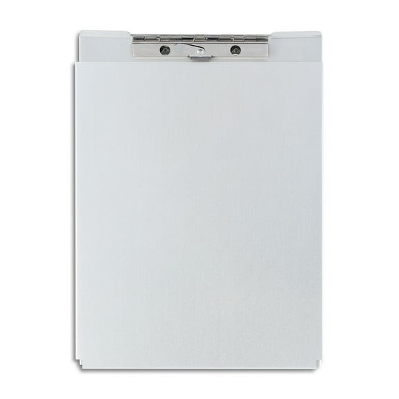 Staples Aluminum Storage Clipboard Letter Silver 12-3/4" x 9-1/4" x 1-1/8" 1828050