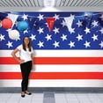 thumbnail image 2 of Patriotic Stripes Backdrop 4' X 30' - 6 Pack (1 Per Package), 2 of 3