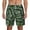 White, variant on Green Snakeskin for Men's Swimming Trunks Swim Trunks Quick Dry Swim Shorts with Mesh Lining Funny Swimwear Bathing Suits