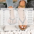 thumbnail image 2 of Wensltd Women's Sandals Summer Soft Sole Sandals Flip Flop Design Outdoor Lightweight Comfort Slippers, 2 of 7
