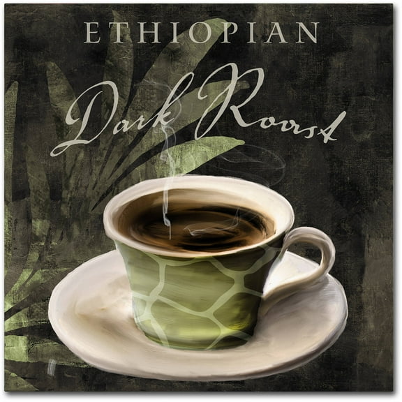 Trademark Fine Art "Afrikan Coffee III" Canvas Art by Color Bakery