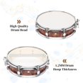 thumbnail image 3 of SSyao 13" x 3.5" Snare Drum Kit, Snare Drum Set for Kids Students with Premium Material, Excellent Sound, Classic Appearance (Tiger Stripe), 3 of 7